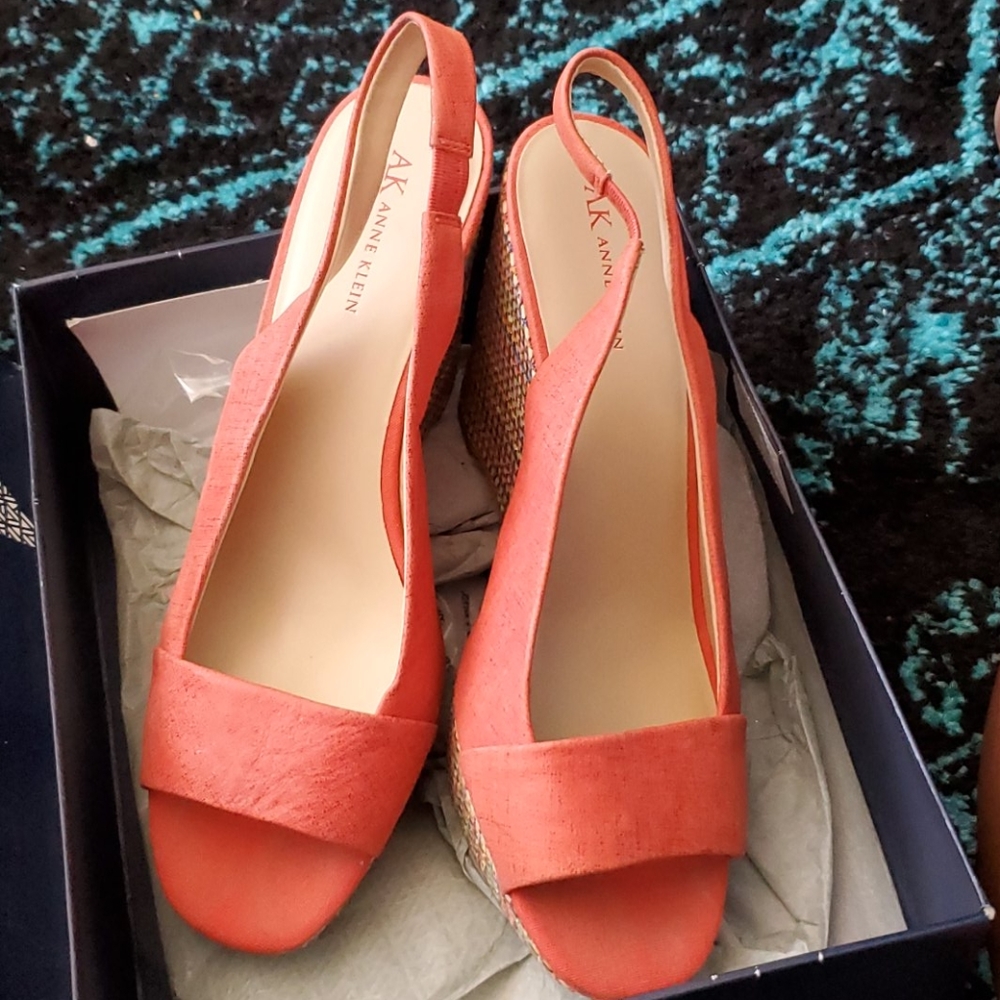 Anne Klein wedge sandals
